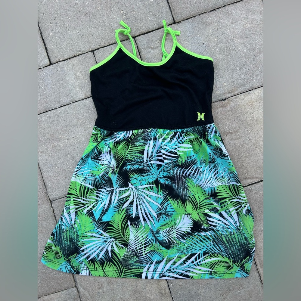 Hurley Girls Tropical Print Dress